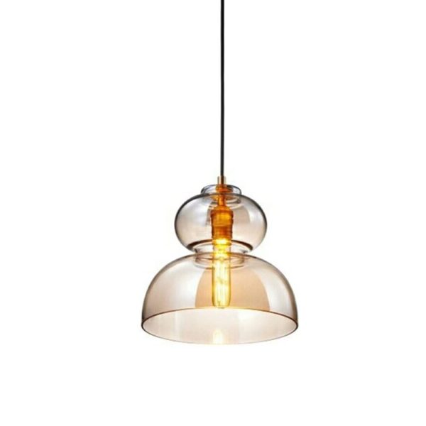 11559/1NT LAMPARA VINTAGE 1 LUZ VIDRIO TRASPARENTE