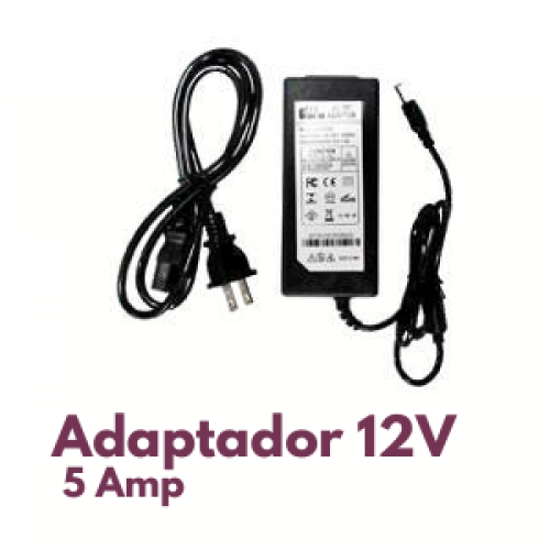 ADAPTADOR 12 V 5 AMP PARA CINTA