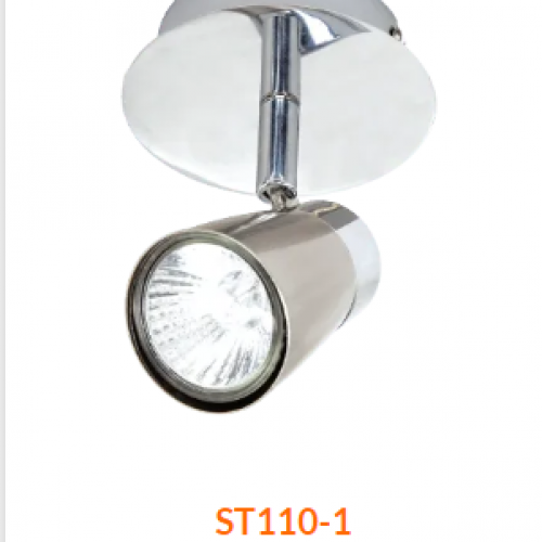 ST110-1 SPOT T STN LED 5W 2/L 3000K C/BOM GU10 10 -240V