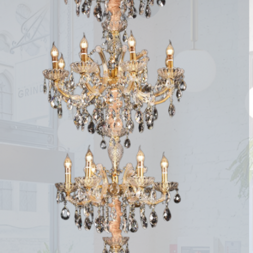 3098-28L LAMPARA DECORATIVA CHANDELIER 140 W