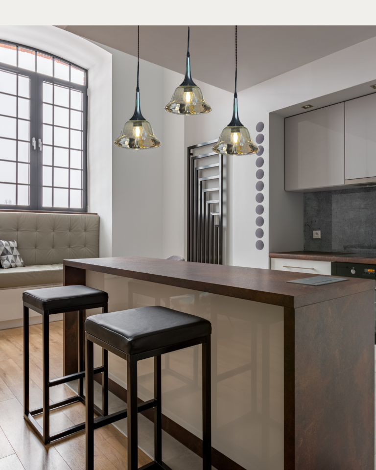 Lampara 6013-3P vintage plateada