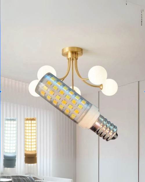 BOMBILLA LED E14 TRICOLOR TIPO MAZORCA