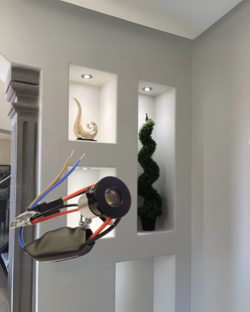 hs02bk-1w MINI BALA NEGRA -6000K