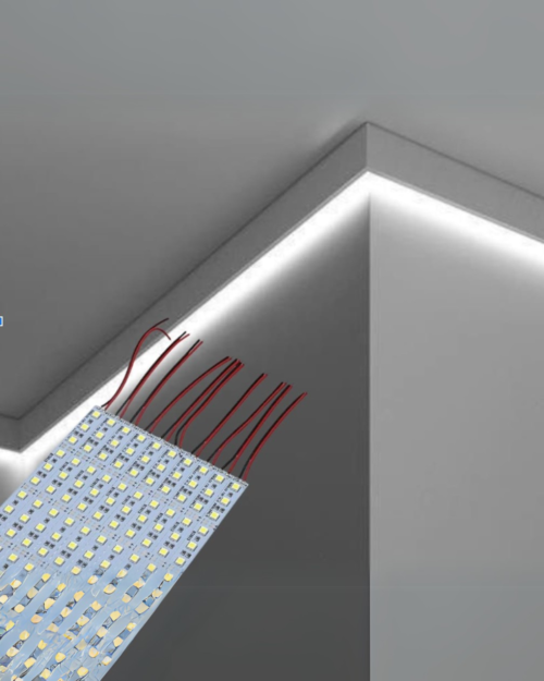 REGLETA 2835 110 1M SIN ACRILICO 144 LED 28 W LUZ BLANCA