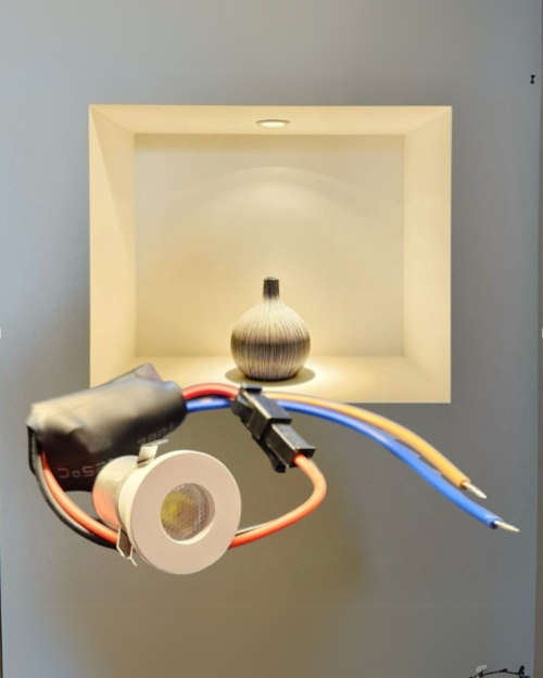 HS02wh-1W MINI BALA blanco -3000K