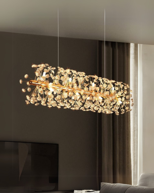 Lampara de techo decorativa de cristal 3355-900