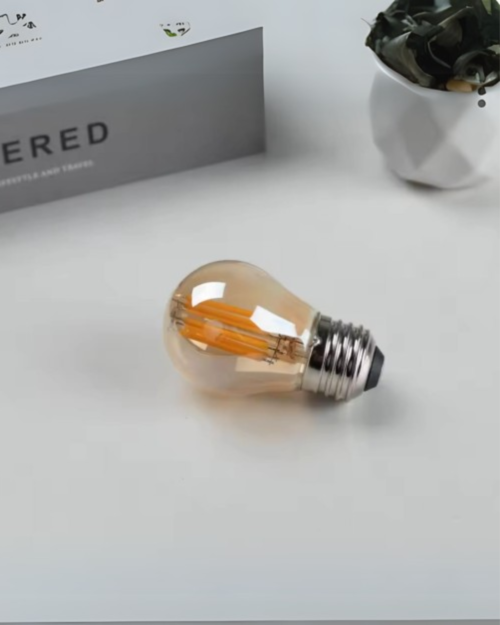 G45-4W BOMBILLO PIMPON AMBAR E27