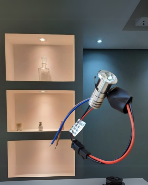 HS8012-1 W MINI BALA SATIN PUNTA DIAMANTE 6000K