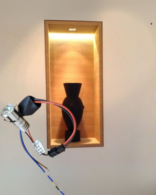 HS8012-1 W MINI BALA SATIN PUNTA DIAMANTE 3000K