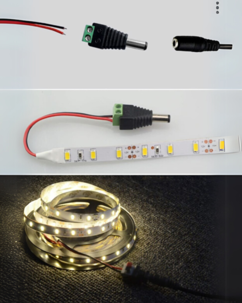 CONECTOR MACHO PARA CINTA LED