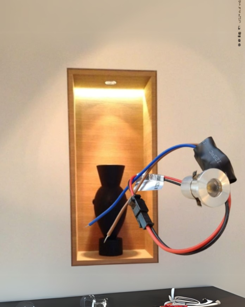 HS02SL-1W MINI BALA CROMO -3000K