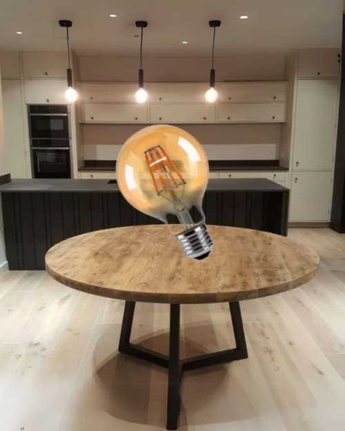 G80 BOMBILLO GLOBO - E27 - 4W - ÁMBAR - 2700K