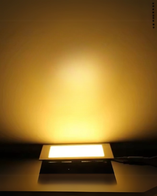 PQ09LC PANEL CUAD INCRUSTAR 9W 3000K