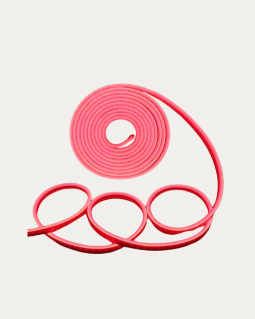 MINI 6MM NEON FLEX DC 12V POR METRO SILICONE WITH 2.5CM/CUT REEL - ROJA