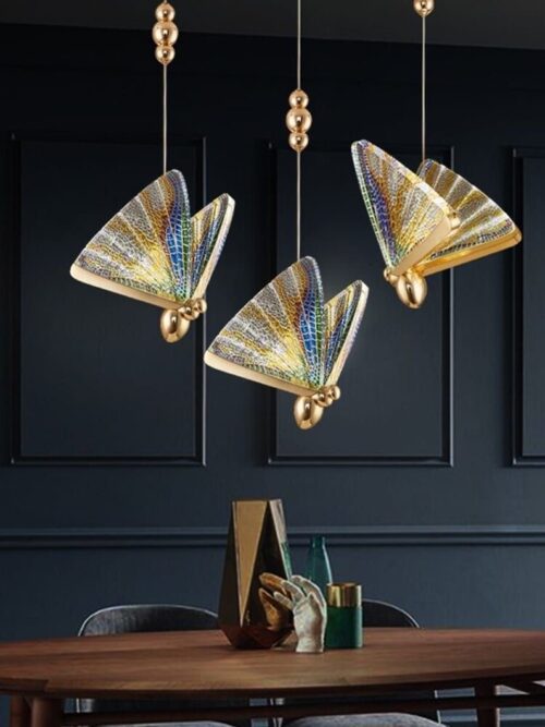 Lámpara Decorativa Colgante Mariposas 11386-3