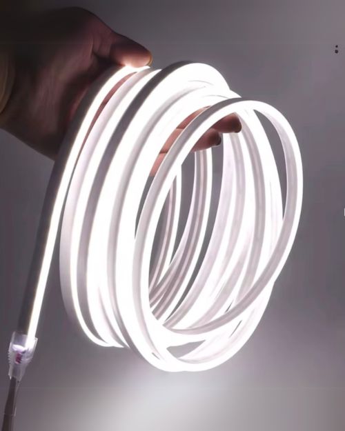 MINI 6MM NEON FLEX DC 12V SILICONE WITH 2.5CM/CUT REEL 6500 K - LB
