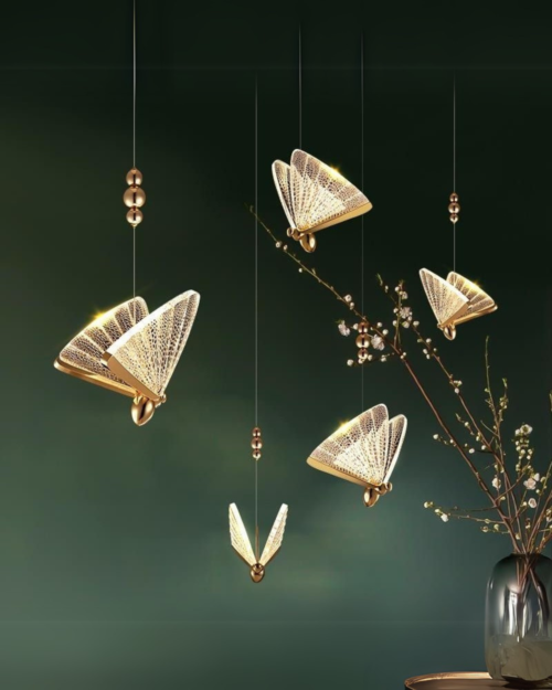 Lámpara Decorativa Colgante Mariposas 11386-5