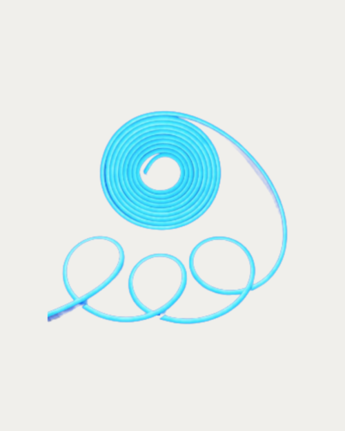 MINI 6MM NEON FLEX DC 12V SILICONE WITH 2.5CM/CUT REEL - AZUL
