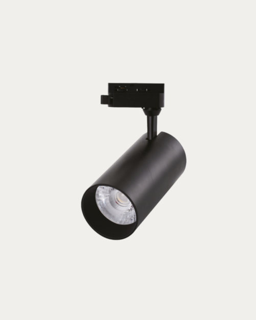Spot led de riel 10W Negro