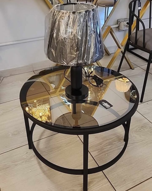 Mesa de centro de vidrio