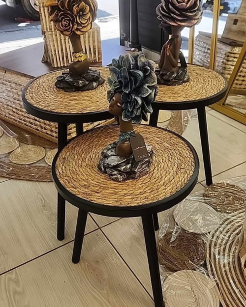 Juego de tres mesas de centro