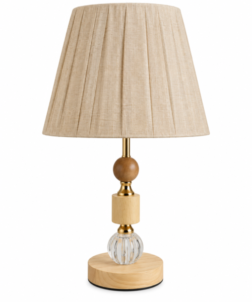 W-03 LAMPARA DE MESA -PANTALLA BEIGE
