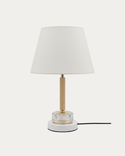 KW7328- B -LAMPARA DE MESA ESTRUCTURA METALICA Y ACRILICO