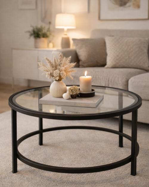 MESA DE CENTRO ALAMO NEGRA