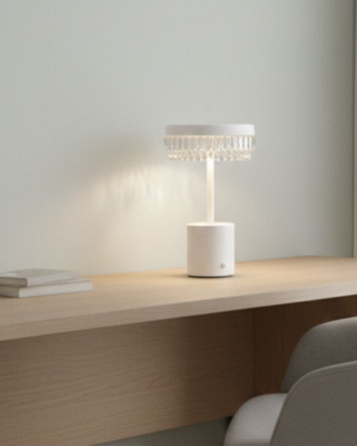 KW5049-B -LAMPARA DE MESA ESTRUCTURA METALICA -TOUCH -RECARGABLE