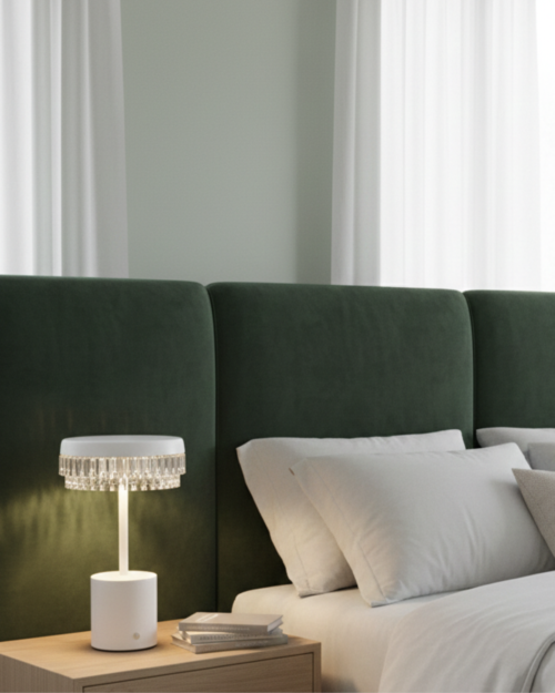 KW5049-B -LAMPARA DE MESA ESTRUCTURA METALICA -TOUCH -RECARGABLE