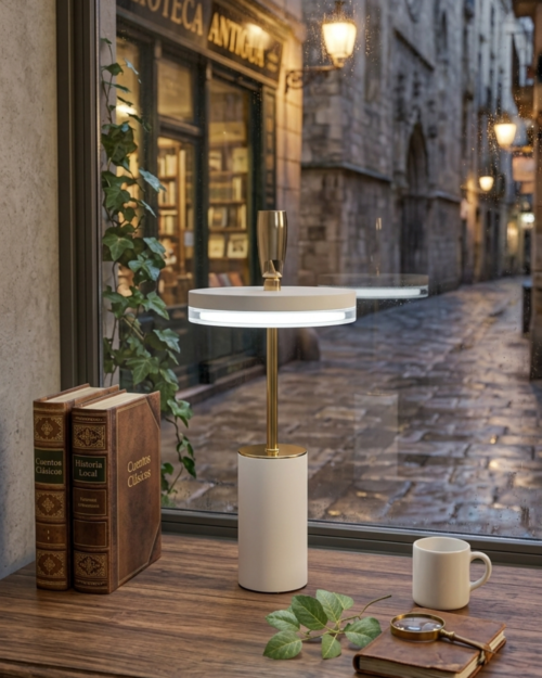 KW5076-B LAMPARA DE MESA ESTRUCTURA METALICA _TOUCH