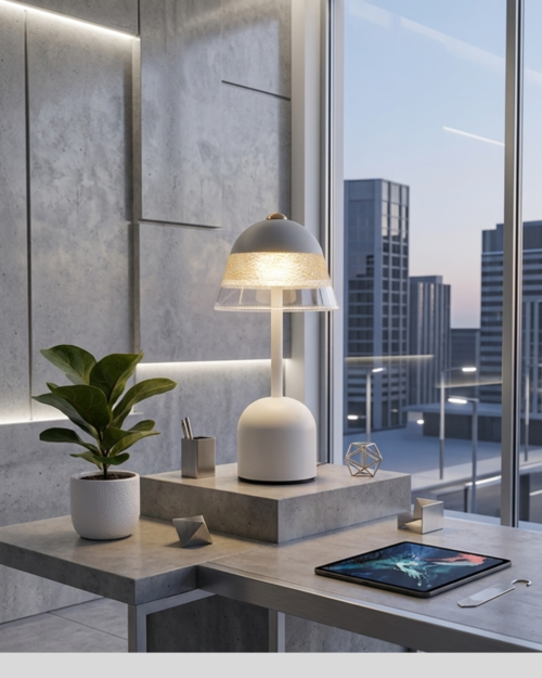 KW5060 B LAMPARA DE MESA ESTRUCTURA METALICA-TOUCH