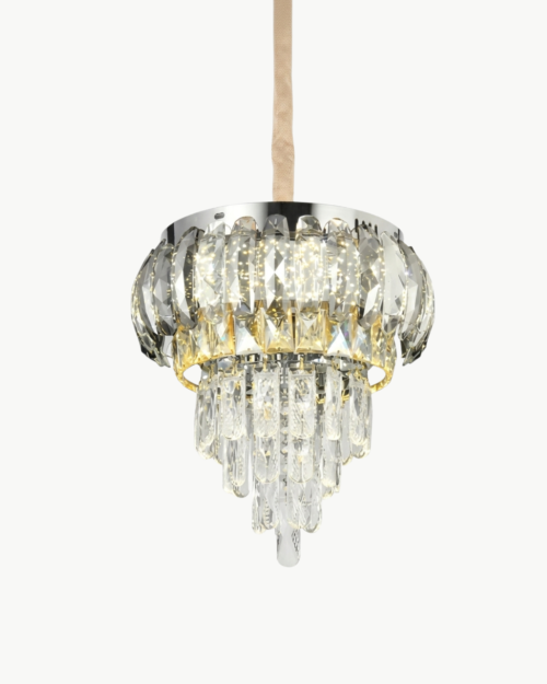 Lámpara Decorativa Dorada 312-350/D 48W Tricolor | Diseño Moderno LED 3000K, 4100K y 6500K