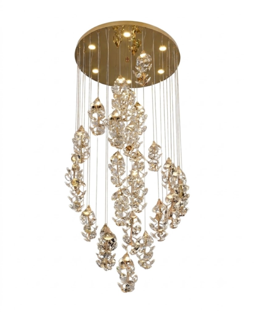 Lámpara Decorativa LED H1102-15 96W Tricolor | Diseño Moderno 3000K, 4100K y 6500K